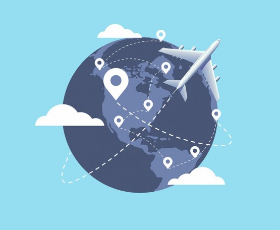 traveling around the world