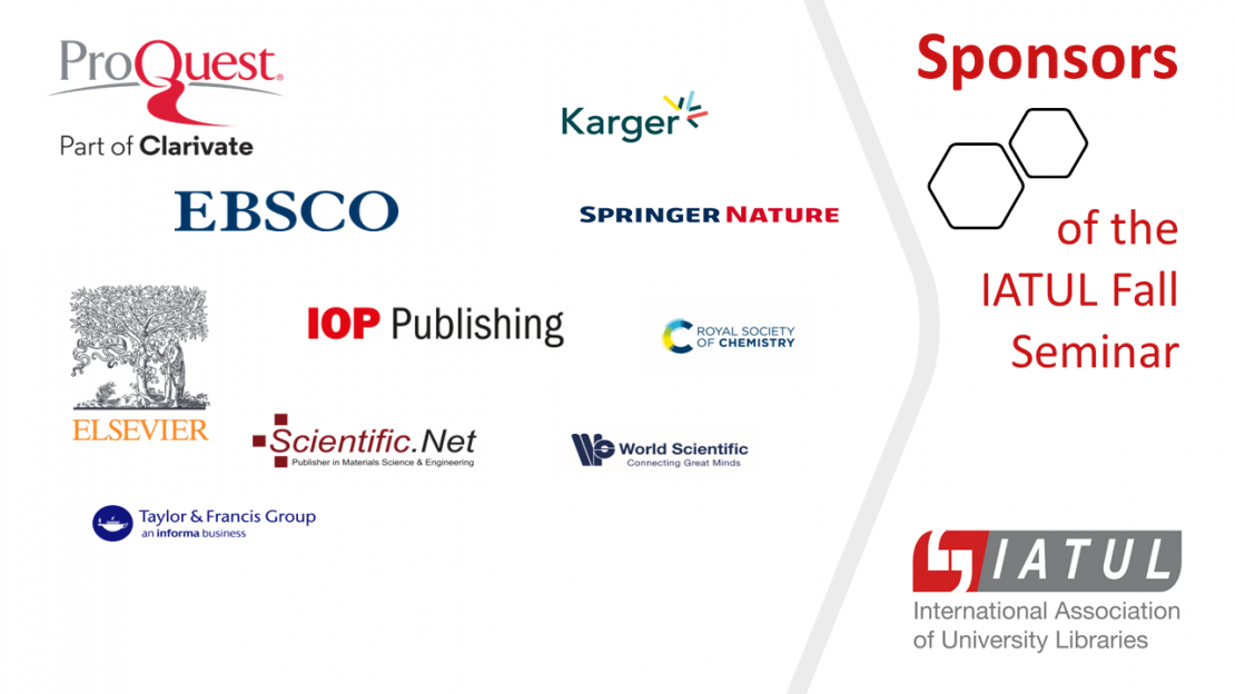 Sponsors of the IATUL Fall Semimnar 2022