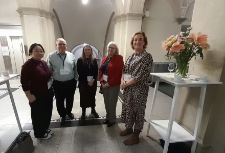 Lilian Li, Dr. Chuck Eckman, Jill Benn, Elizabeth Fish, Kara Jones