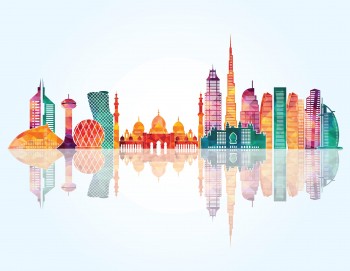 United Arab Emirates Skyline